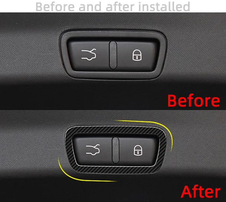 アルファロメオ ステルヴィオ トランク電動スイッチカバー カーボン 内装